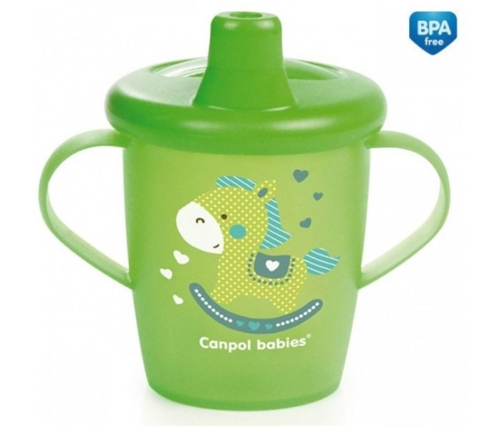 CANPOL Baby šolja Non Spill 31/200 250ml zelena