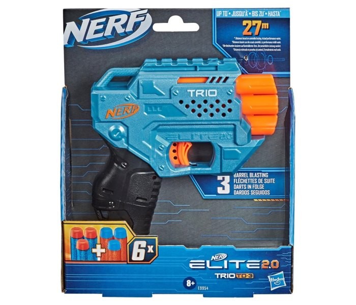 HASBRO Dječji pištolj Nerf Elite trio blaster