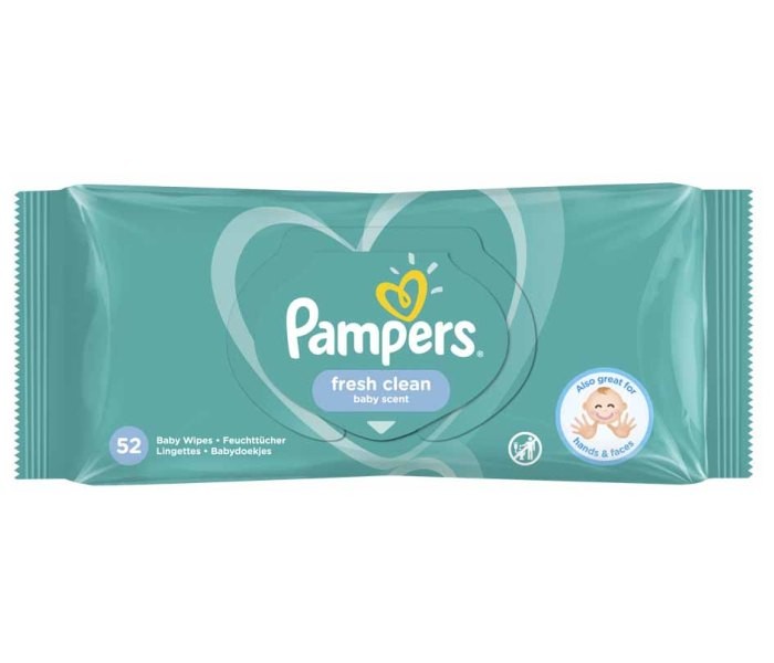 PAMPERS Vlažne maramice Maramice Fresh Clean 52/1