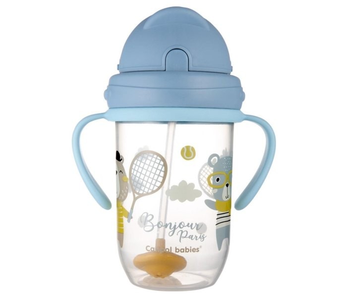 Canpol Šolja za bebe sa ručkama 270ml., Plava