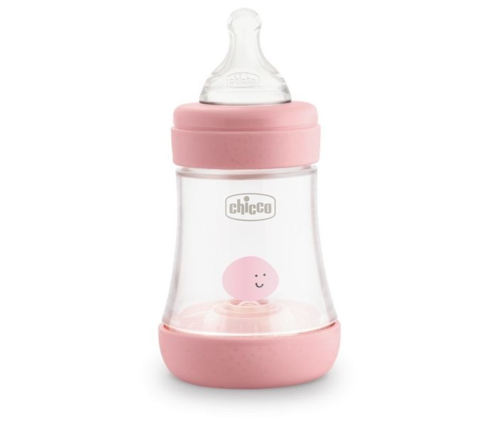 CHICCO Plastična boca perfect5 150ml roza 0m+ silikon