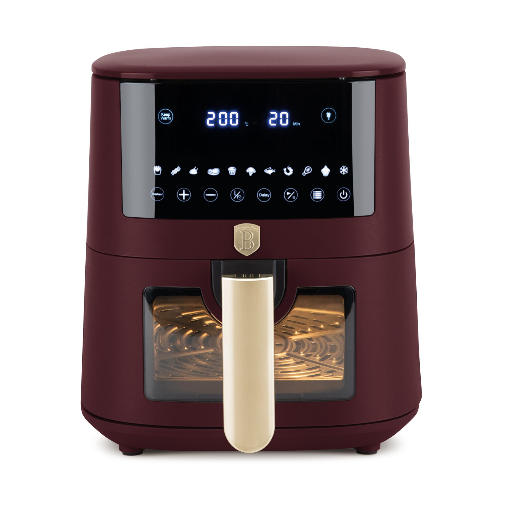 Berlinger Haus Leonardo Air Fryer od 8 L sa kontrolnim prozorom BH/9606
