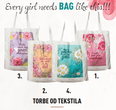N-Torba Od Tekstila Daisy 4 Motiva 0857