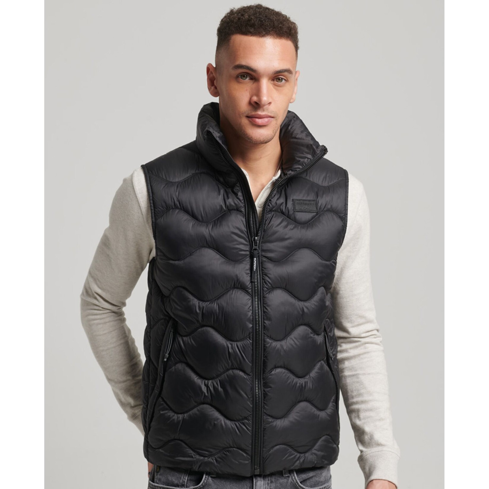 Superdry Prsluk, Muški, Siva