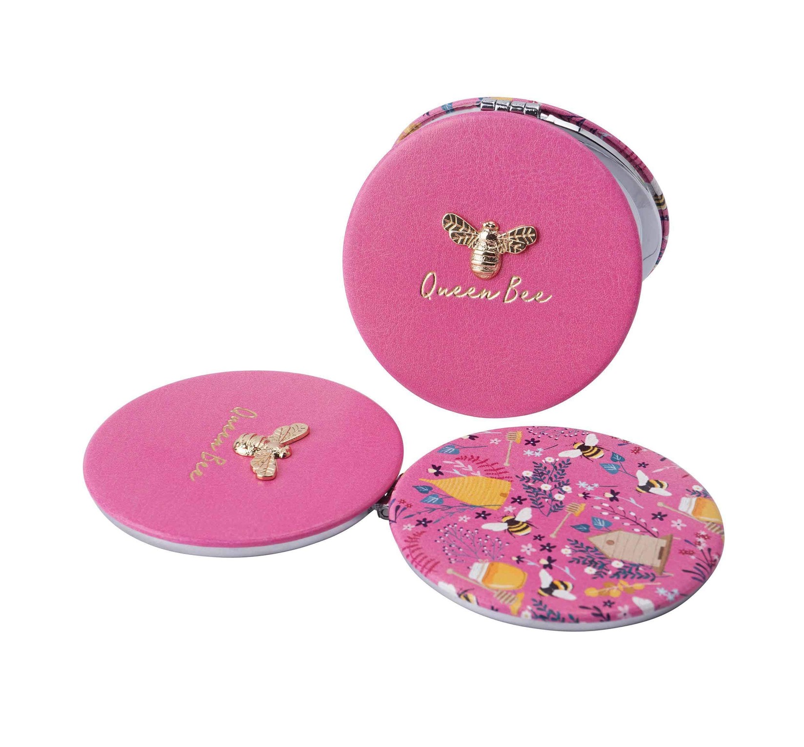 Cgb Ogledalce Beekeeper Queen Bee Pink, Roze