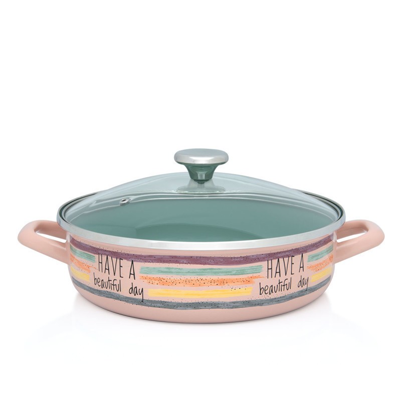 Metalac emajlirana tava s ručkama 26cm 4l HBD