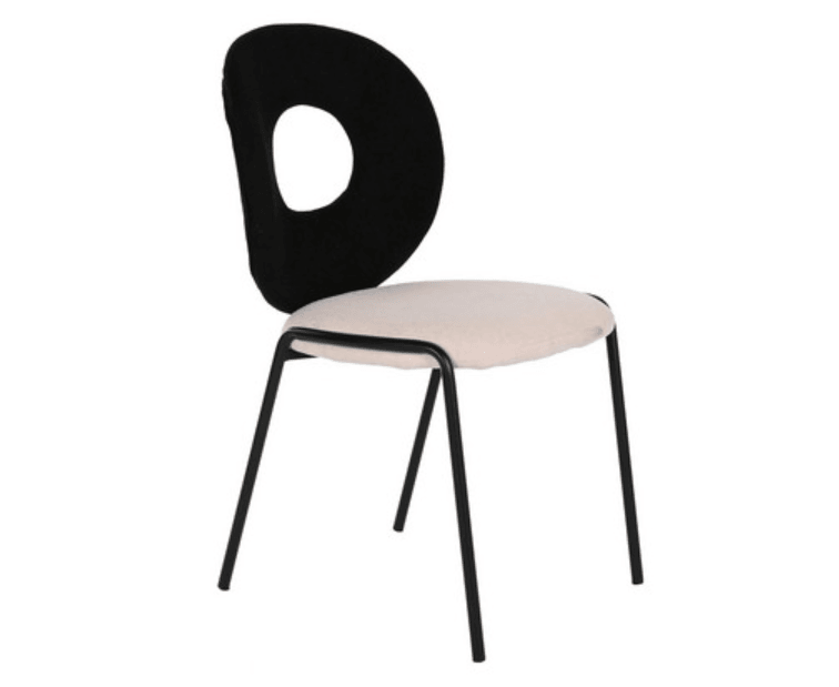 Silla Urban Stolica 60 X 84 X 50 Cm, Crna/Bež