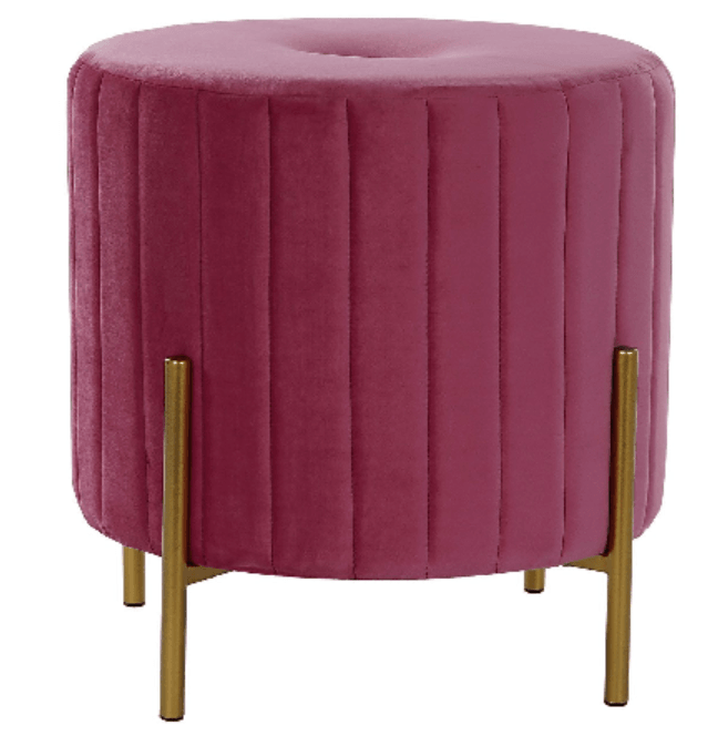 Modern Tabure 43X43X42,5, Roze