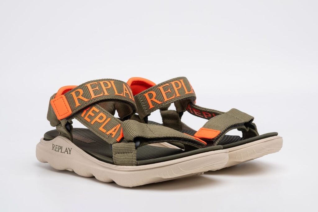 Replay SS25SRGBT54C00013119S Sandale, Zelene