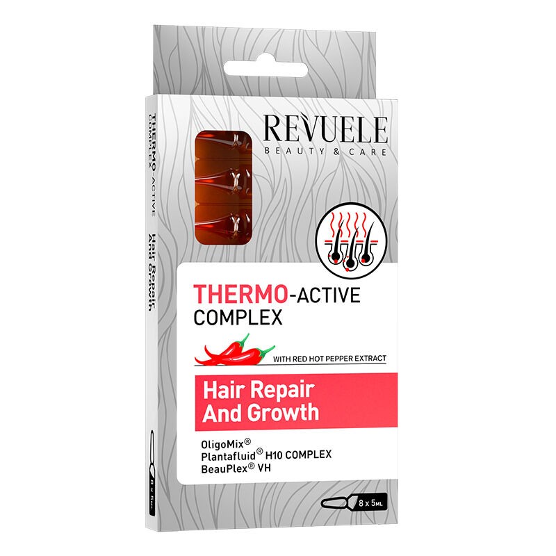 Revuele Ampule Za Kosu Thermo Active Complex Hair Repair And Growth 8X5Ml
