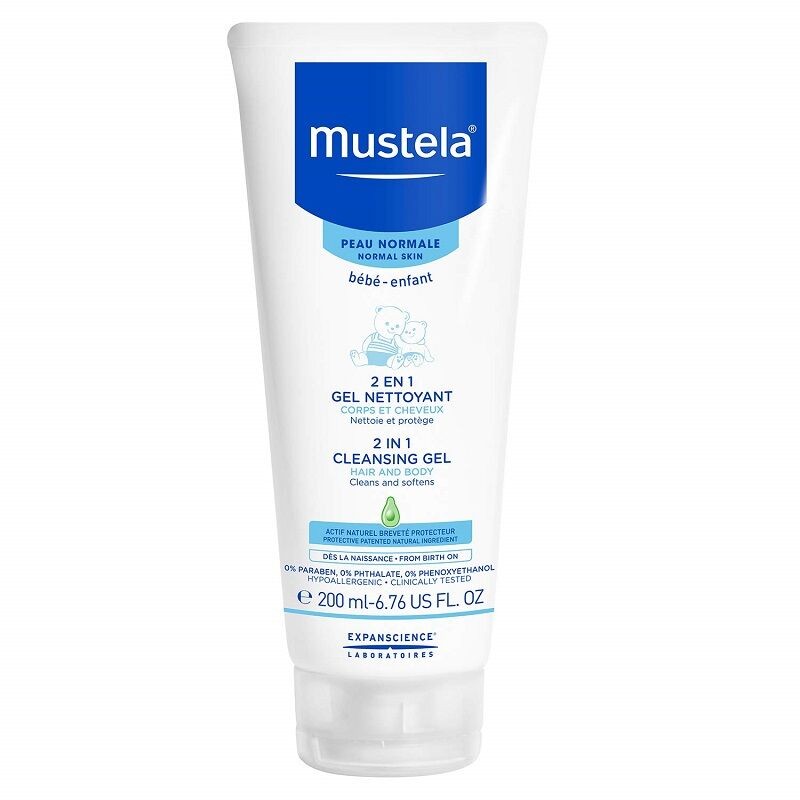 Mustela 2 In 1 Hair And Body Wash 200 Ml