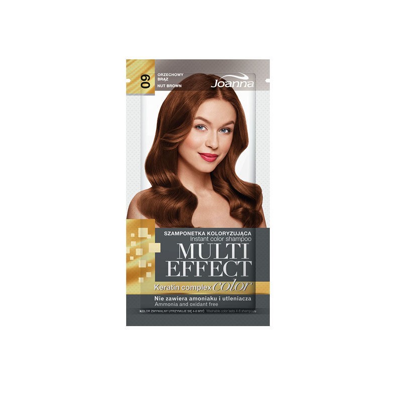 Joanna Multieffect Keratin Complex Color 09 Nut Brown - Kolor Šampon