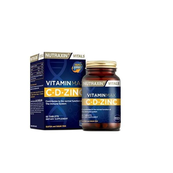 Nutraxin Vitamin Max C-D-Zinc 60 Tableta