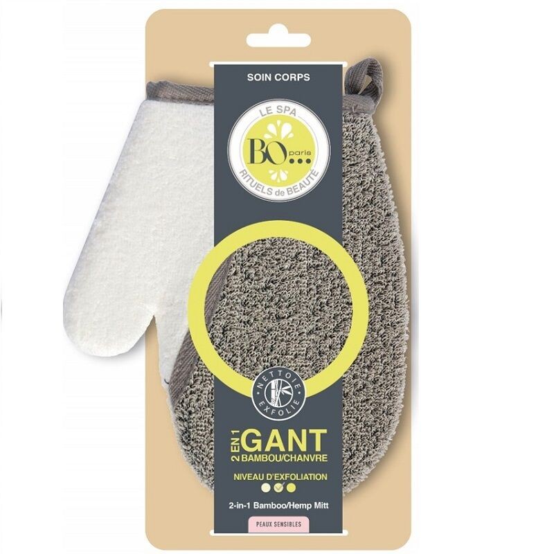 Bo Paris 2 In 1 Bamboo/Hemp Rukavica Za Masažu