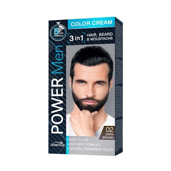 Joanna Power Man Farba Za Muškarce 02 Tamno Braon