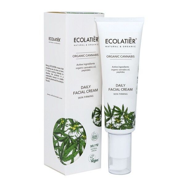 Ecolatier Daily Facial Cream Skin Firming Organic Cannabis 50 Ml