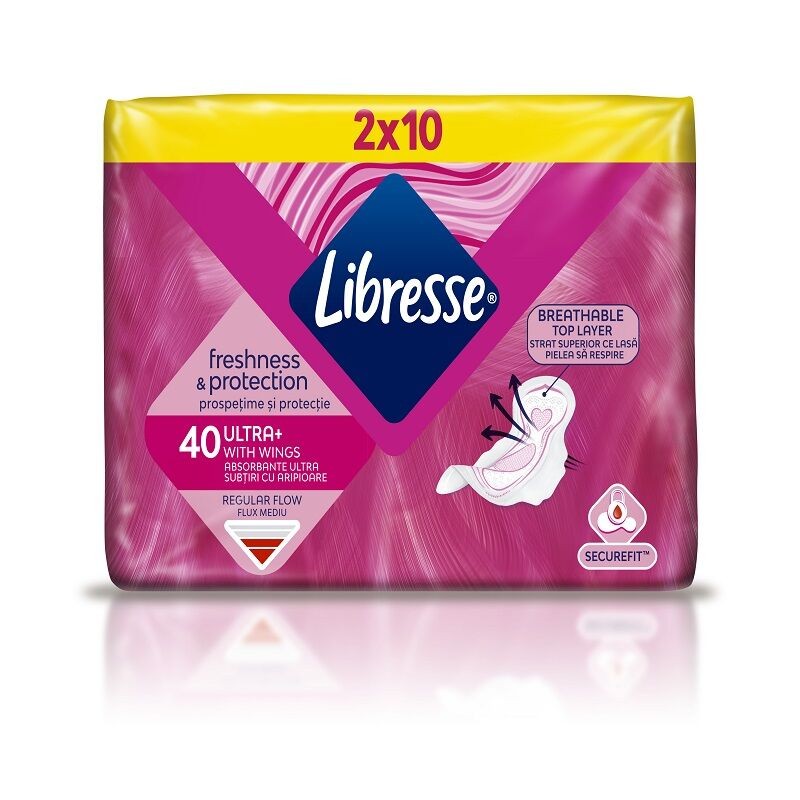 Libresse Ultra Normal Wing (2X20)Ciklični Ulošci
