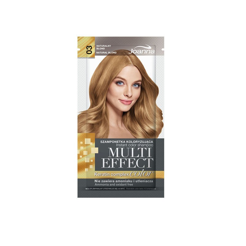 Joanna Multieffect Keratin Complex Color 03 Natural Blond - Kolor Šampon