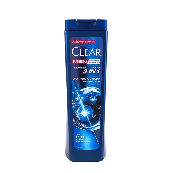 Clear Men Classic Action 2In1 Šampon 225Ml