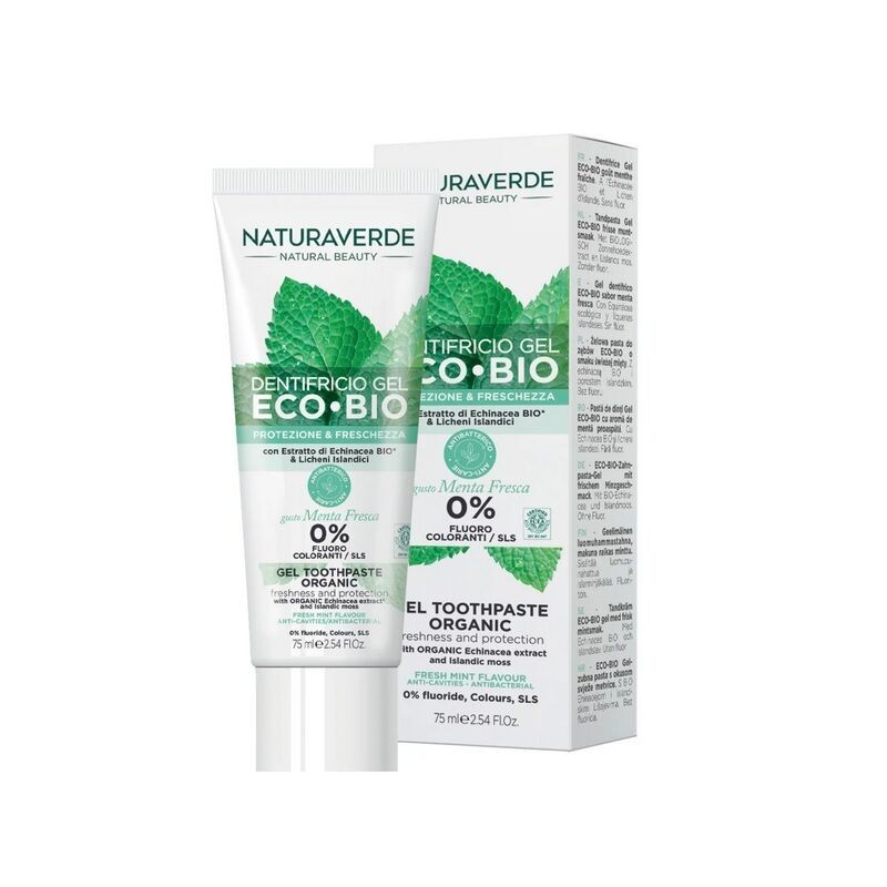 Naturaverde Bio Gel Toothpaste Organic - Freshness&Protection 75Ml