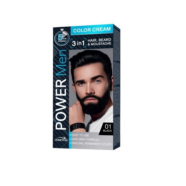 Joanna Power Man Farba Za Muškarce 01 Crna