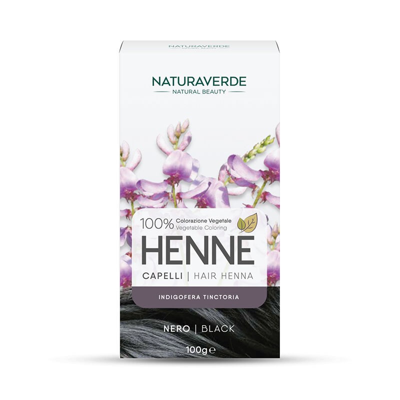 Naturaverde 100% Vegetable Coloring Henna Black 100Gr