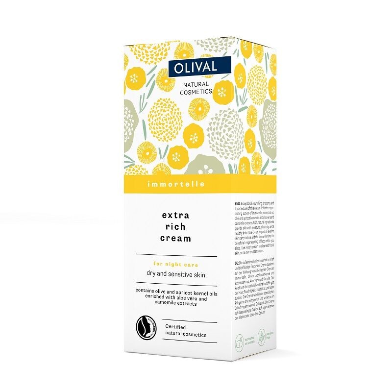 Olival Ekstra Bogata Krema S Uljem Smilja Za Noćnu Njegu 50 Ml