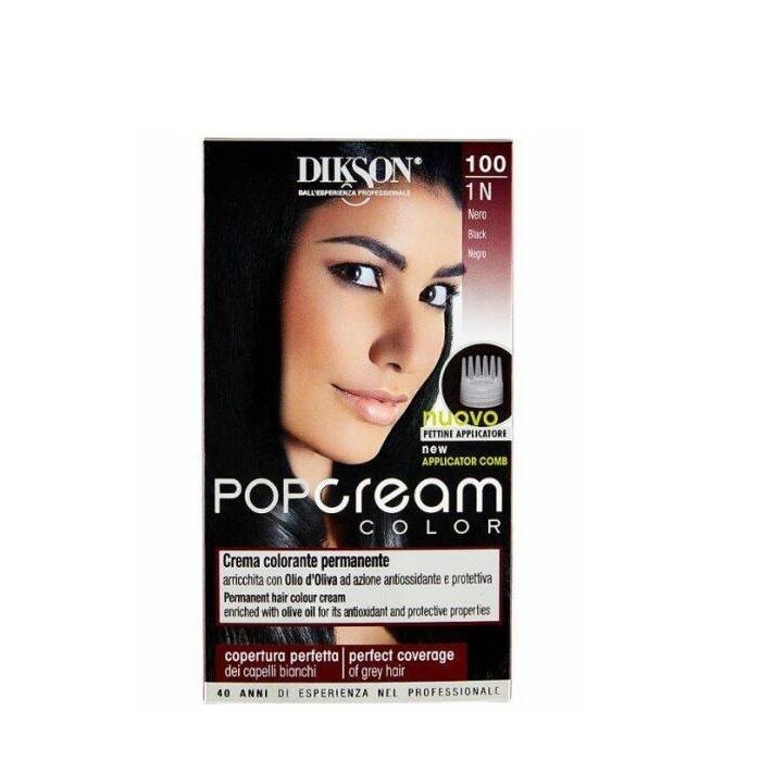 Dikson Pop Cream Color 100 - 1N Black