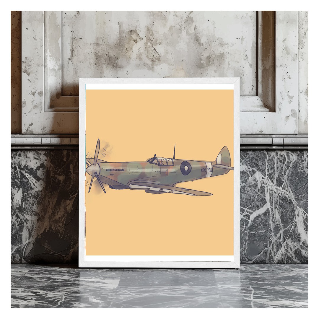 Canvas "Galioti" Avion Spitfajer