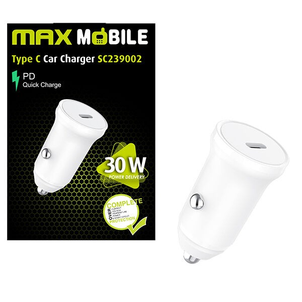 Maxmobile Auto adapter PD QC 3.0 SC239002 30W