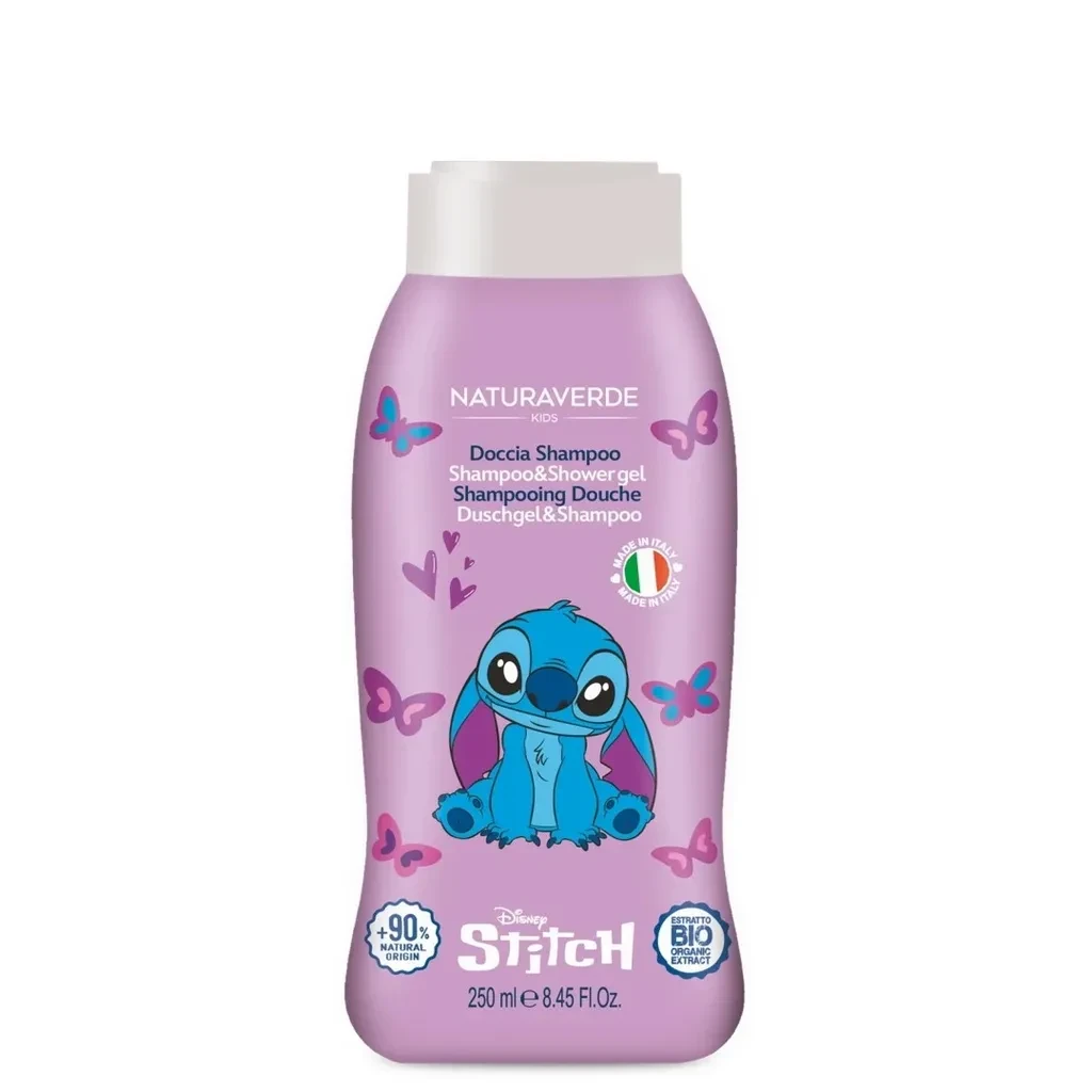 Stitch gel za tuširanje i šampon za kosu za djevojčice, 250 ml