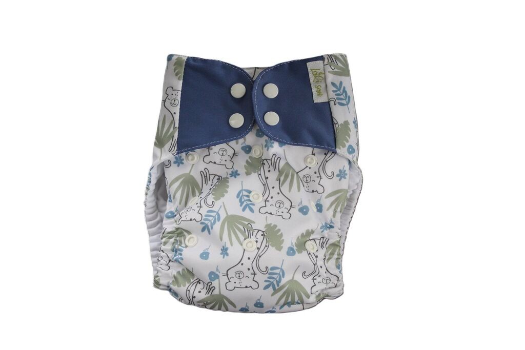 Laki San Kompletna Platnena Pelena Sa Umetkom, Unutra Bijela, Nepromočivi Pul Lavići