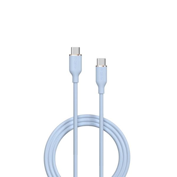 Jelly cable  EC632 USB-C - USB-C 1,2 m 60W 3A blue BRA012894