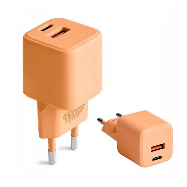 Punjač  USB-A USB-C PD 30W CLS30-AC-14 (Peach fuzz) GSM179872