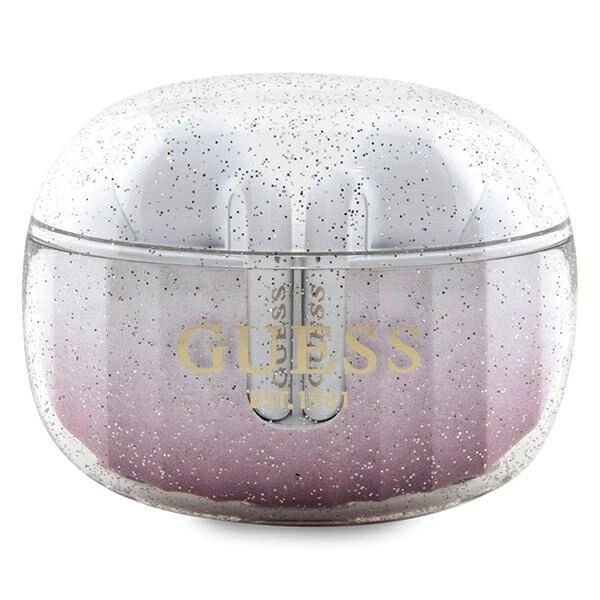Guess Slušalice  Glitter Gradient pink Bluetooth TWS GSM180653
