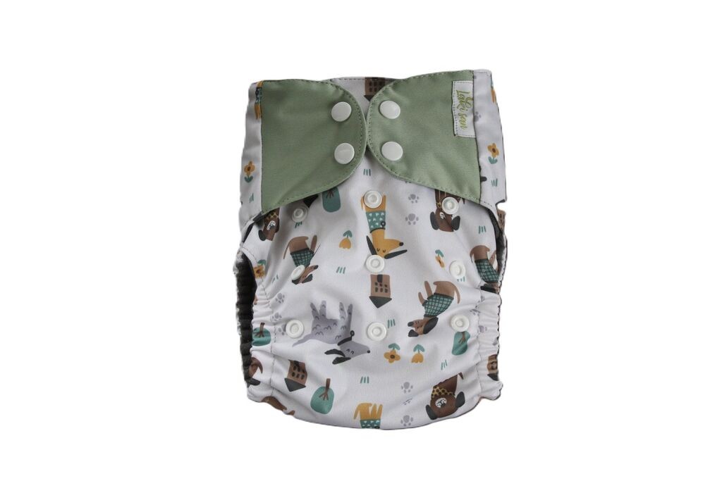 Laki San Kompletna Platnena Pelena Sa Umetkom, Unutra Siva, Nepromočivi Pul Kuce I Kućice