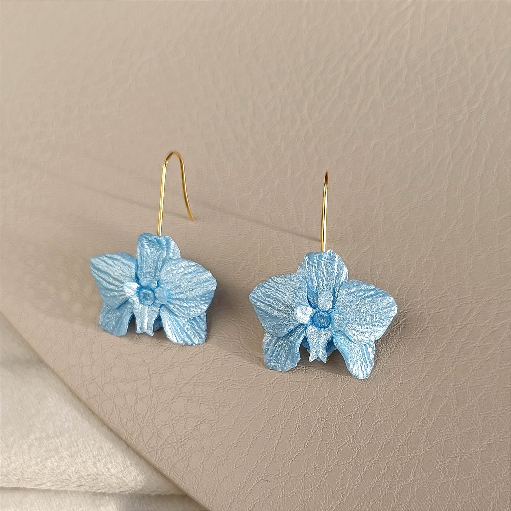 DOMIKI jewellery Mindjuše Nježno Plava Orhideja