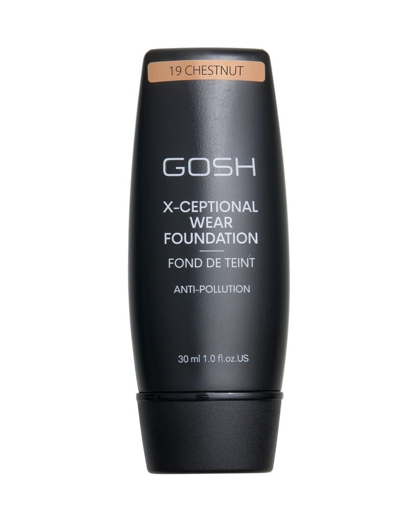 Gosh Tečni puder X-Ceptional, 19 Chestnut, 35 ml