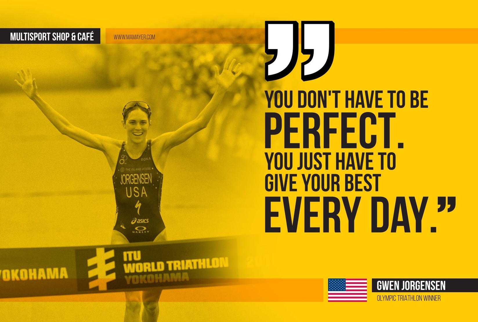 Art Metal Plate - Triathlon - Gwen Jorgensen