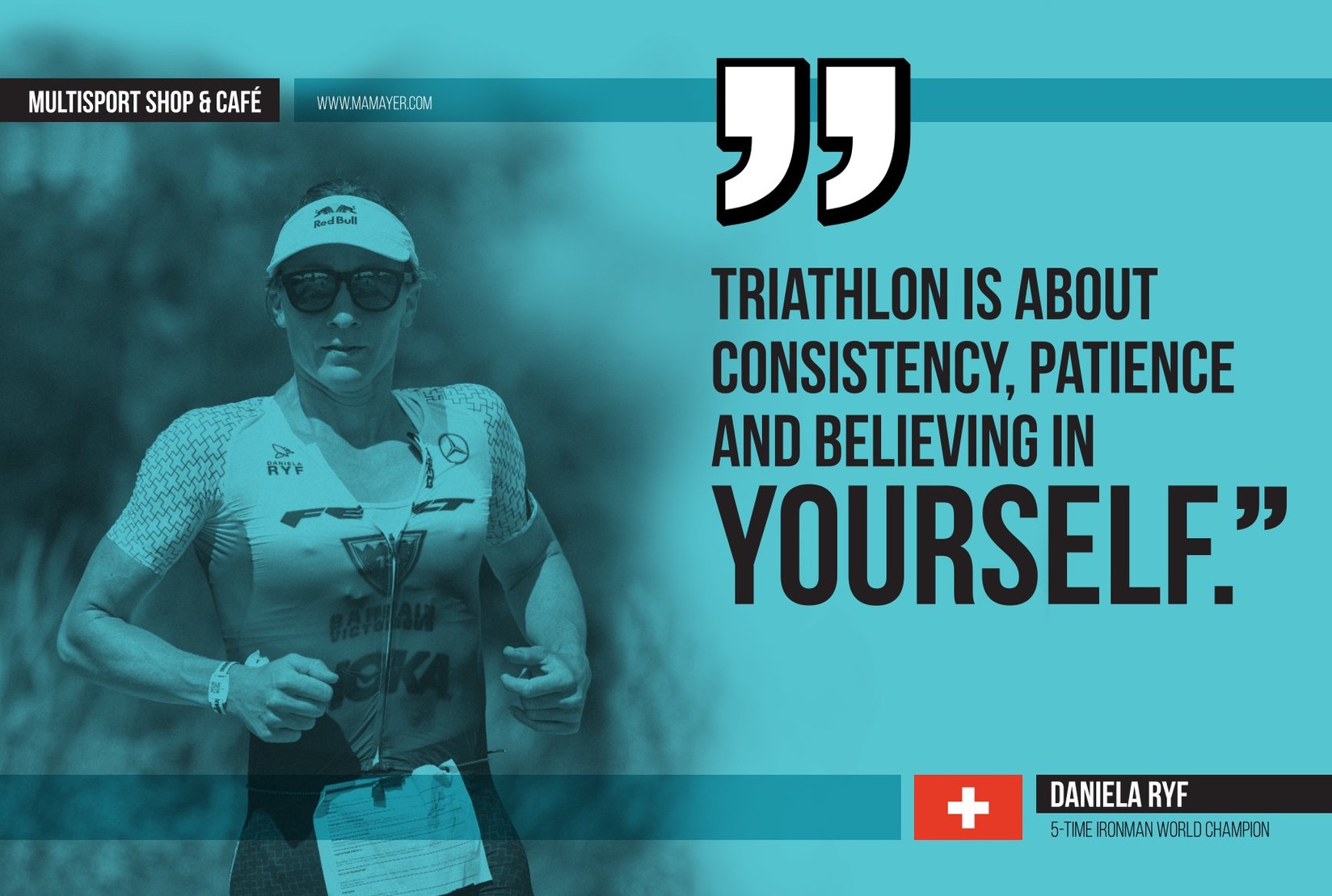 Art Metal Plate - Triathlon - Daniela Ryf