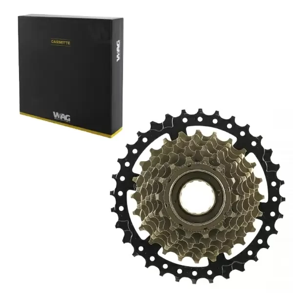 Wag Kaseta Megadrive 7S 14-32 Zuba, Brown