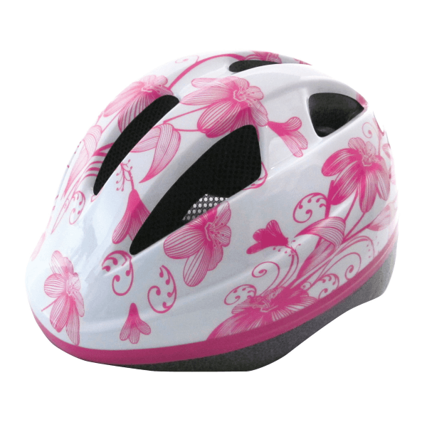 Wag Kaciga Early Rider - S (52-56 Cm), Cvijece, Bijelo-Roze