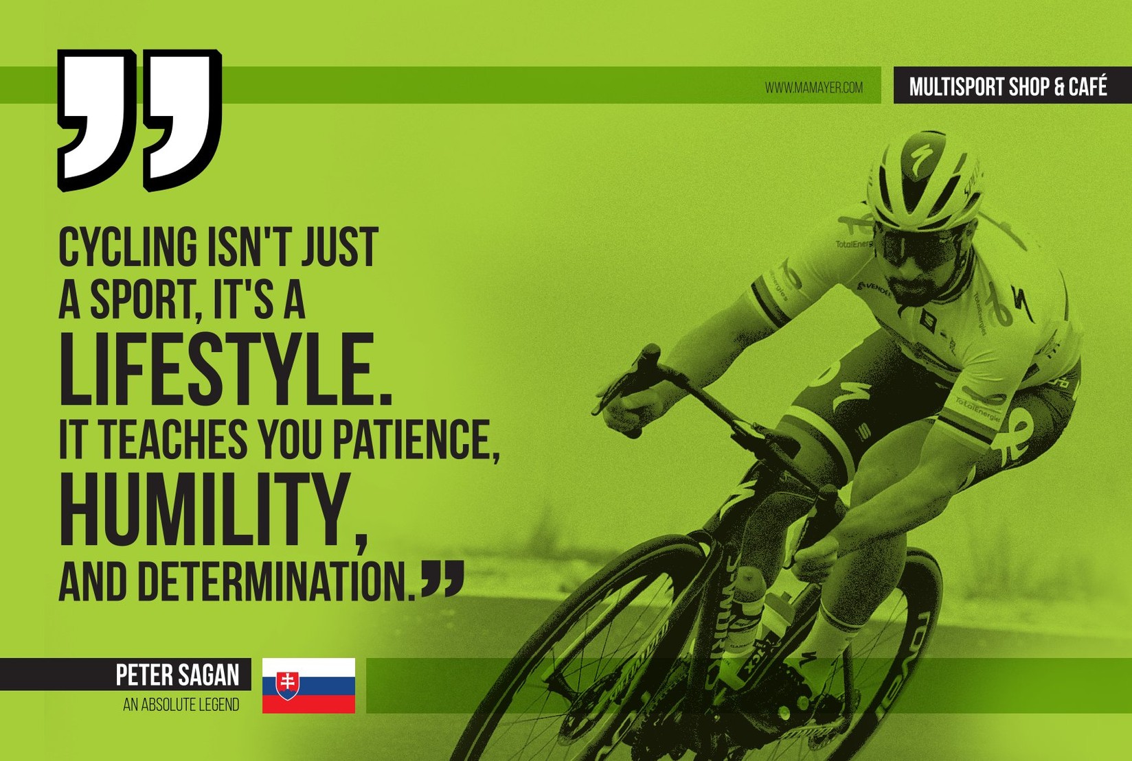 Art Metal Plate - Bike - Peter Sagan