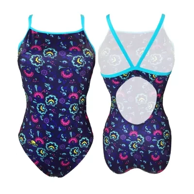 Turbo Ženski Jednodjelni Kupaći Relax Primavera 0007 Navy - 2XL