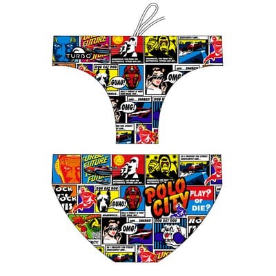 Turbo Muški Kupaći Comic Polo City - 5XL