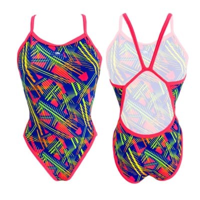 Turbo Ženski Jednodjelni Kupaći Revolution Chromatic Angles - 2XL