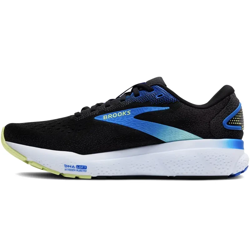 Brooks Ghost 16 Muške Patike (Black/Cobalt/Neo Yellow) - 45