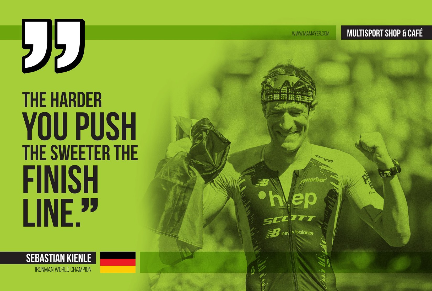 Art Metal Plate - Triathlon - Sebastian Kienle