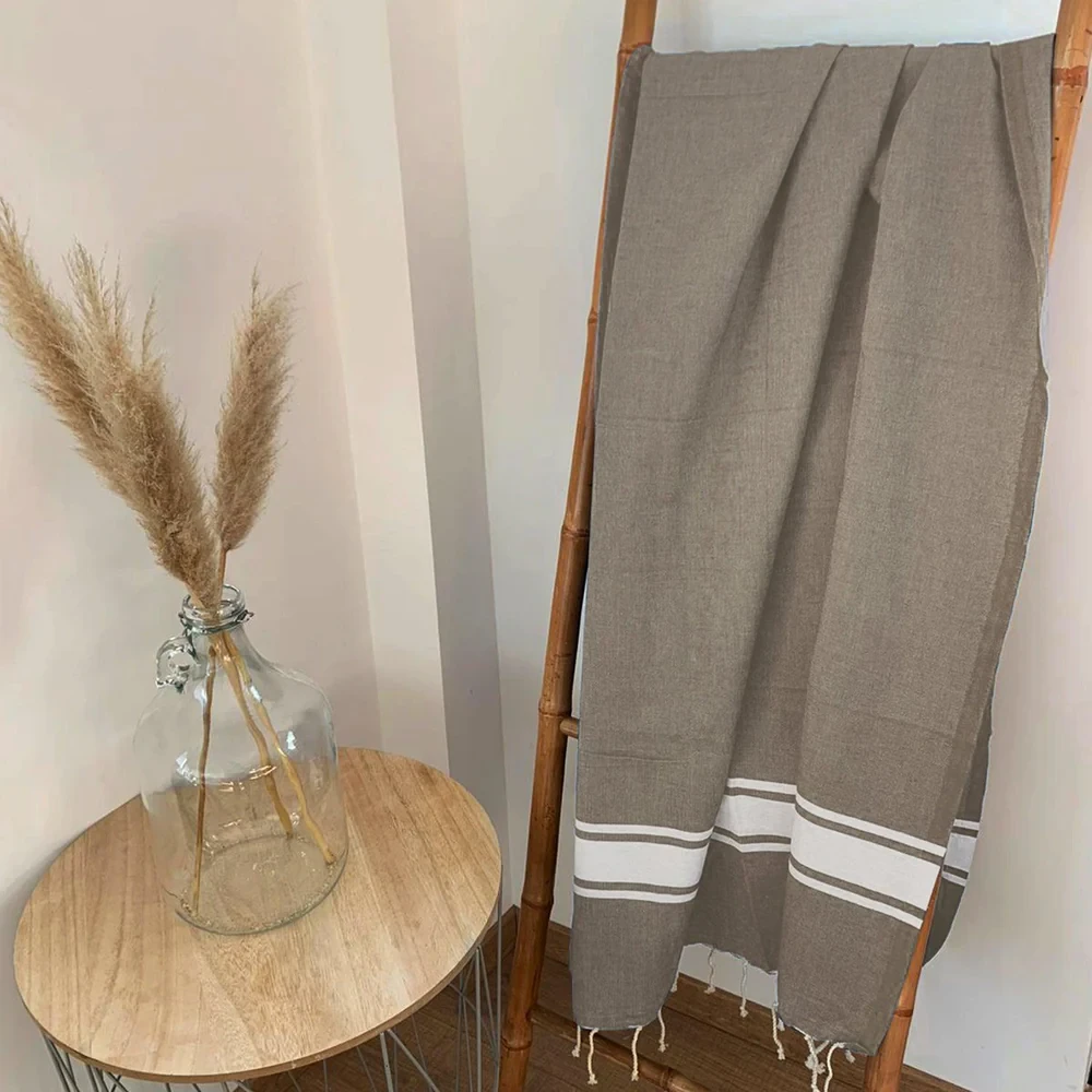 Le Comptoir De La Plage  Peškir Za Plažu Kozo Taupe 100X200, Smeđi(Braon)