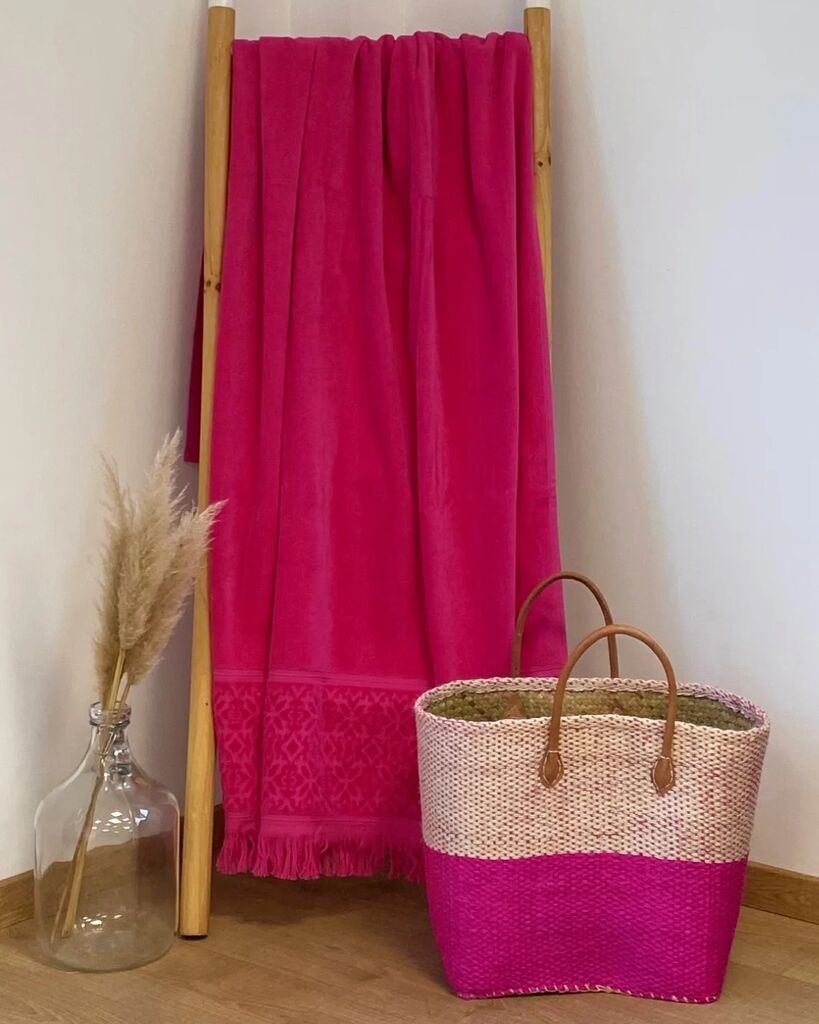 Le Comptoir De La Plage  Peškir Za Plažu Romance Fuchsia 90X170, Rozi